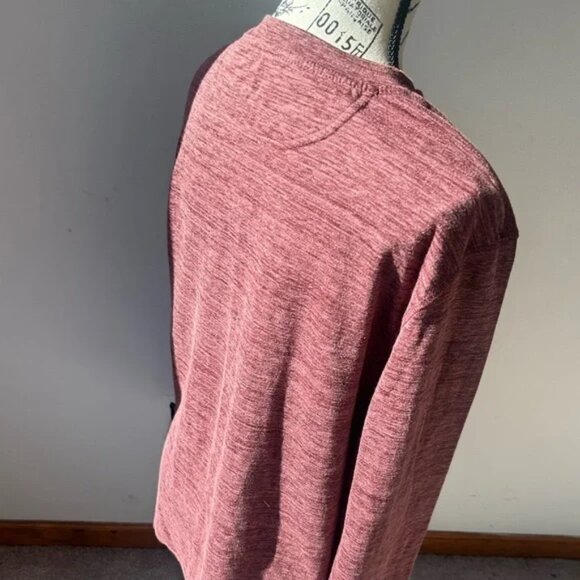 Joe fresh Burgundy size L long sleeve top - Picture 5 of 7